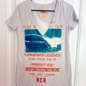 Long Hollister surf tee